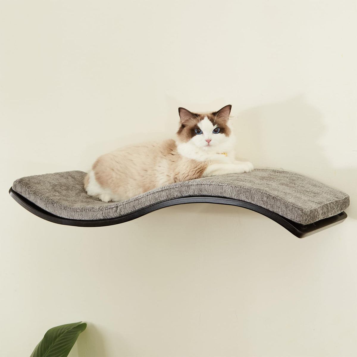 LIORCE Wave Cat Shelf - Modern Cat Wall Furniture